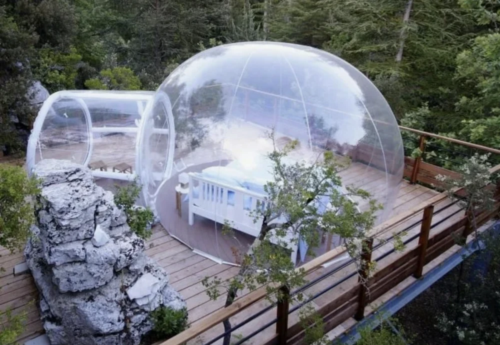 outdoor bubble tent